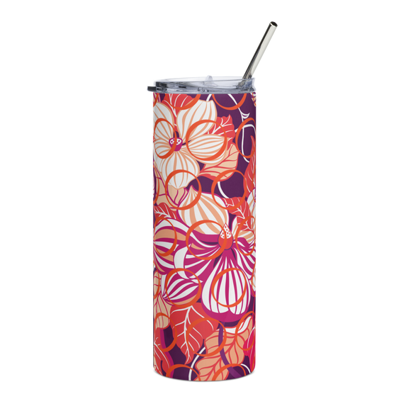 OV Artisan Repeat Print Stainless steel tumbler